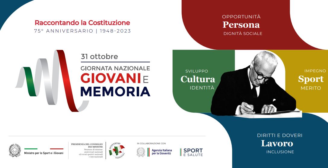 Il 31 ottobre a Roma la Giornata nazionale “Giovani e Memoria”