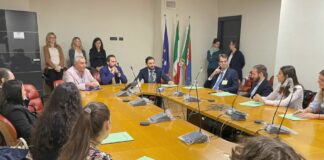 Liguria,studenti universitari a lezione tecnica legislativa in Consiglio