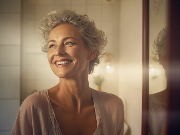 donna che sorride donna che sorride