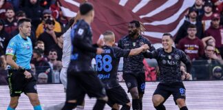 Il Napoli ritrova la vittoria, battuta la Salernitana 2-0