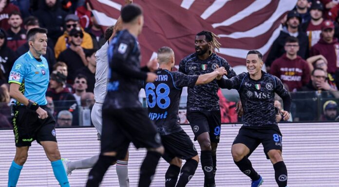 Il Napoli ritrova la vittoria, battuta la Salernitana 2-0