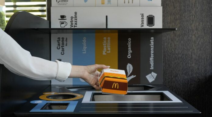 McDonald’s-Altroconsumo, al via campagna sulle buone pratiche di riciclo