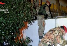 Droga e armi, blitz antimafia nel leccese con 37 arresti
