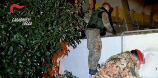 Droga e armi, blitz antimafia nel leccese con 37 arresti