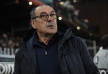 Sarri “Siamo in crescita, spero lo stadio sia un inferno”