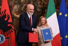 Meloni incontra Rama, accordo su due centri per migranti in Albania