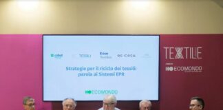 Tessile, i maggiori consorzi italiani per l’EPR sono pronti a partire