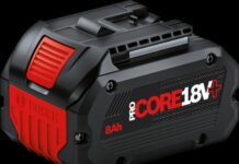 Da Bosch prima batteria 18V con design tabless per massima efficienza