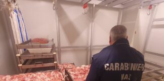 Nas sequestrano 2 tonnellate di salumi e carne a Reggio Calabria