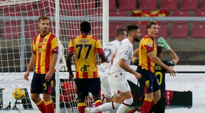 Il Milan si fa rimontare, a Lecce finisce 2-2