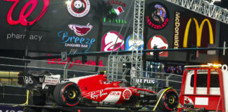 Tombini e sanzioni, nel caos di Las Vegas Ferrari protagoniste