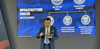 Salvini “A fine lavori in treno da Bari a Roma in 3 ore”
