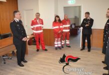 Frosinone, consegna attestati a Carabinieri addetti al “primo soccorso”