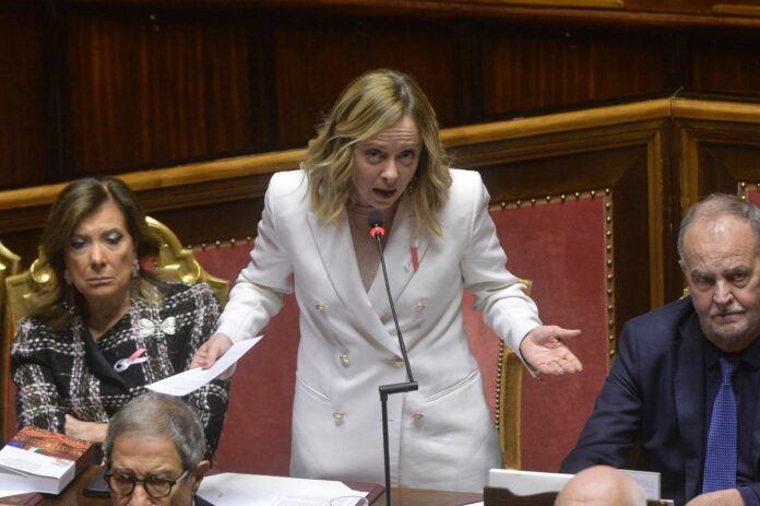Senato Question time con la presidente del Consiglio