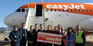 Primo volo easyJet atterra all’aeroporto di Comiso “Pio La Torre”