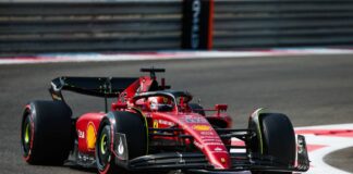 Leclerc sfreccia nel venerdì di Abu Dhabi, Sainz a muro