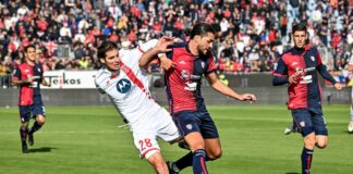 Maric risponde a Dossena, Cagliari-Monza in parità