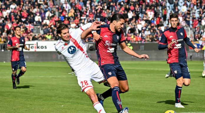 Maric risponde a Dossena, Cagliari-Monza in parità