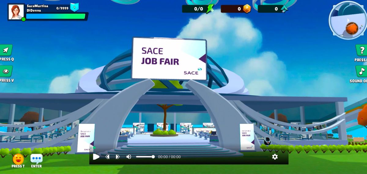 SACE entra nel metaverso con la prima Job Fair