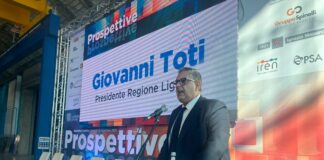 Toti “Liguria è simbolo di un’Italia che cambia, ne siamo orgogliosi”