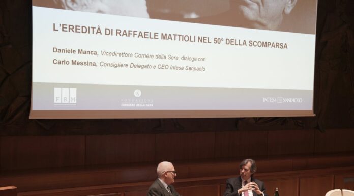 Intesa Sanpaolo ricorda Raffaele Mattioli a 50 anni dalla scomparsa