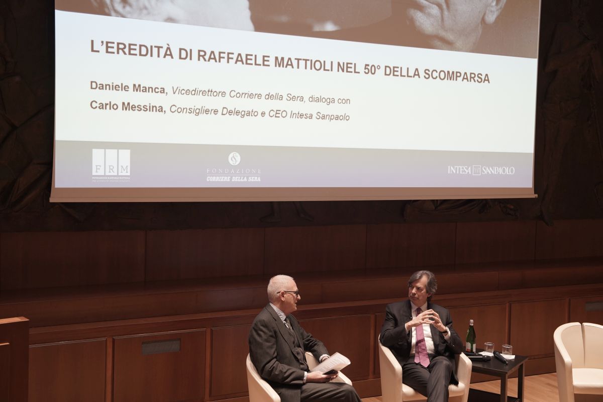 Intesa Sanpaolo ricorda Raffaele Mattioli a 50 anni dalla scomparsa
