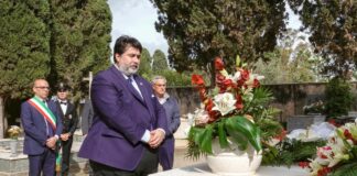 Solinas rende omaggio agli ex presidenti della Regione Sardegna e all’assessore Frongia