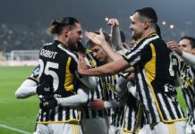 Monza-Juve 1-2, bianconeri in testa alla classifica
