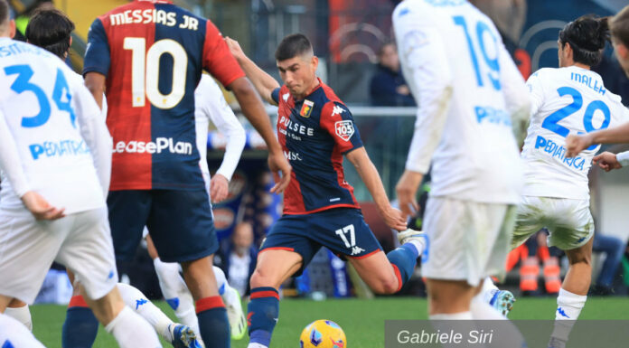 Genoa-Empoli 1-1, Cancellieri risponde a Malinovskyi