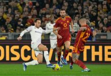 Roma-Fiorentina 1-1, Martinez Quarta risponde a Lukaku