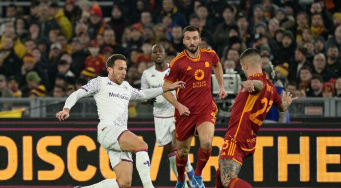 Roma-Fiorentina 1-1, Martinez Quarta risponde a Lukaku