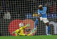 Napoli-Sporting Braga 2-0, azzurri agli ottavi di Champions