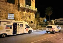 Camper medico Omceo-Rotary, a Palermo vaccinati 40 senza tetto