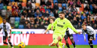 L’Udinese non sa più vincere, il Sassuolo rimonta con Berardi