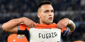 Inter batte Lazio 2-0 e vola via, Lautaro gol e cuore