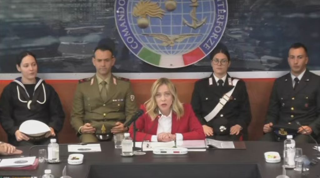 Meloni ai militari all’estero “Grazie a nome dell’Italia”