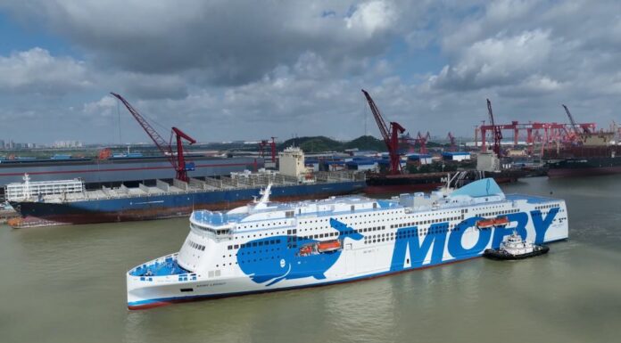 La Moby Legacy è partita dalla Cina, attesa a Livorno a fine gennaio