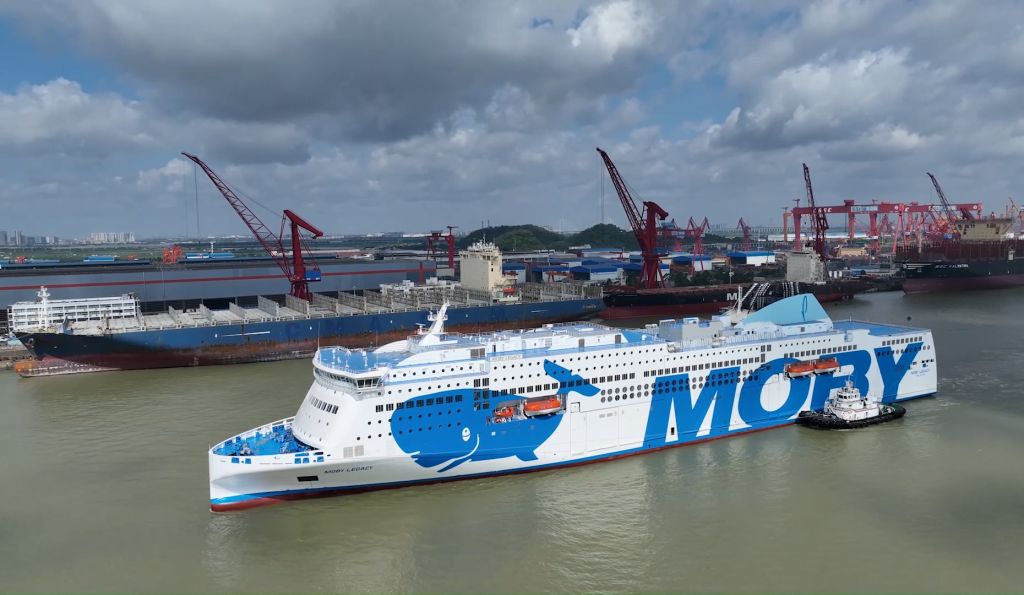 La Moby Legacy è partita dalla Cina, attesa a Livorno a fine gennaio