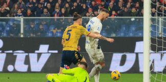 Genoa-Inter 1-1, Dragusin risponde ad Arnautovic