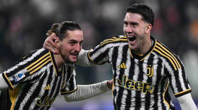 Rabiot manda ko la Roma, Juve a -2 dall’Inter