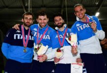 Italia è d’argento a Tokoname nella prova di Coppa del Mondo di Fioretto