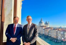 Il sindaco Brugnaro incontra il nuovo console generale degli Stati Uniti