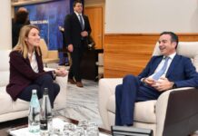 Metsola in Calabria “Regione che guarda al futuro”