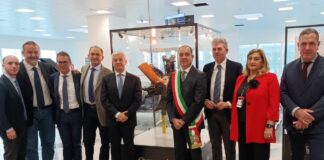 Motore aeronautico FIAT A 50 del 1928 esposto all’aeroporto di Palermo