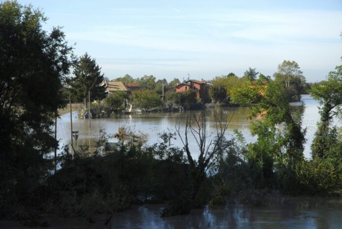 GRAVI DANNI ESONDAZIONE FIUME PIAVE A SAN DONA' DI PIAVE