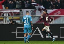 Il Napoli sprofonda a Torino, 3-0 per i granata