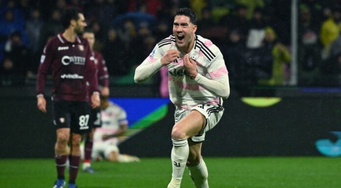 La Juve vince 2-1 a Salerno e resta a -2 dall’Inter