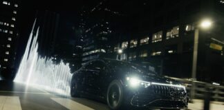 Mercedes-AMG e will.i.am lanciano Mbux Sound Drive