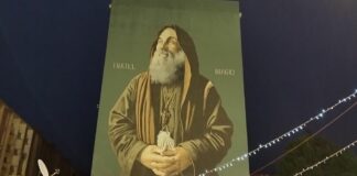 Sinergia Amg Energia-Comune Palermo, illuminato murale di Biagio Conte