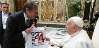 Mei a Papa Francesco “Sarebbe un onore averlo a Europei Atletica”